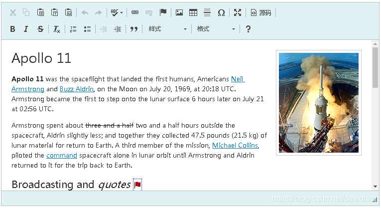 Ckeditor 非常經(jīng)典的富文本編輯器